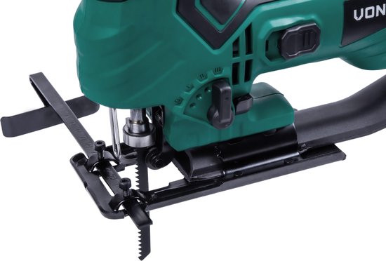 Scie sauteuse VONROC - 550W - Poignée ergonomique en T - Aspiration des poussières - 4 positions du balancier