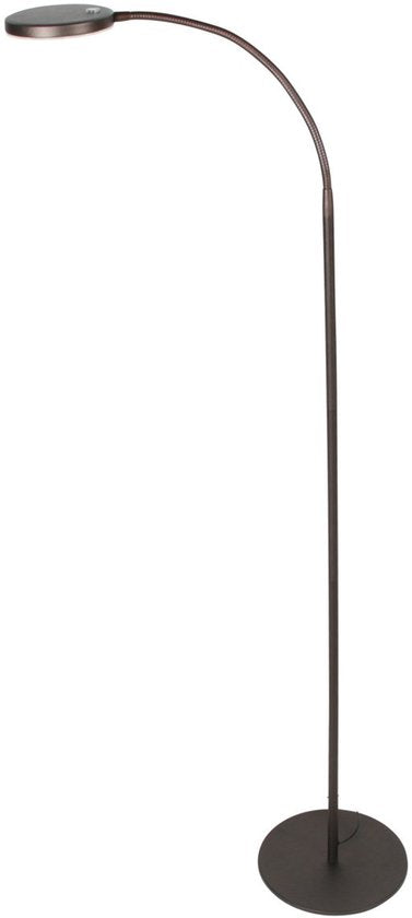 Lampadaire Platu 3351CA - Intensité réglable avec couleur de lumière ajustable, plastique marron et métal, design tendance, Mexlite, idéal pour une utilisation en intérieur