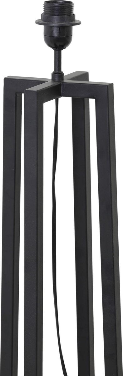 Light & Living Lampadaire Miley - Noir mat - 25x25x130 cm - Design industriel