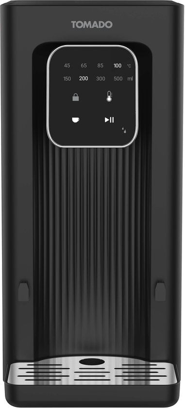 Distribuateur d'eau chaude Tomado TWD2503B - Bouilloire instantanée - 2,5 litres - Écran numérique - Réglage de la température - Réservoir d'eau amovible - Filtre à eau inclus