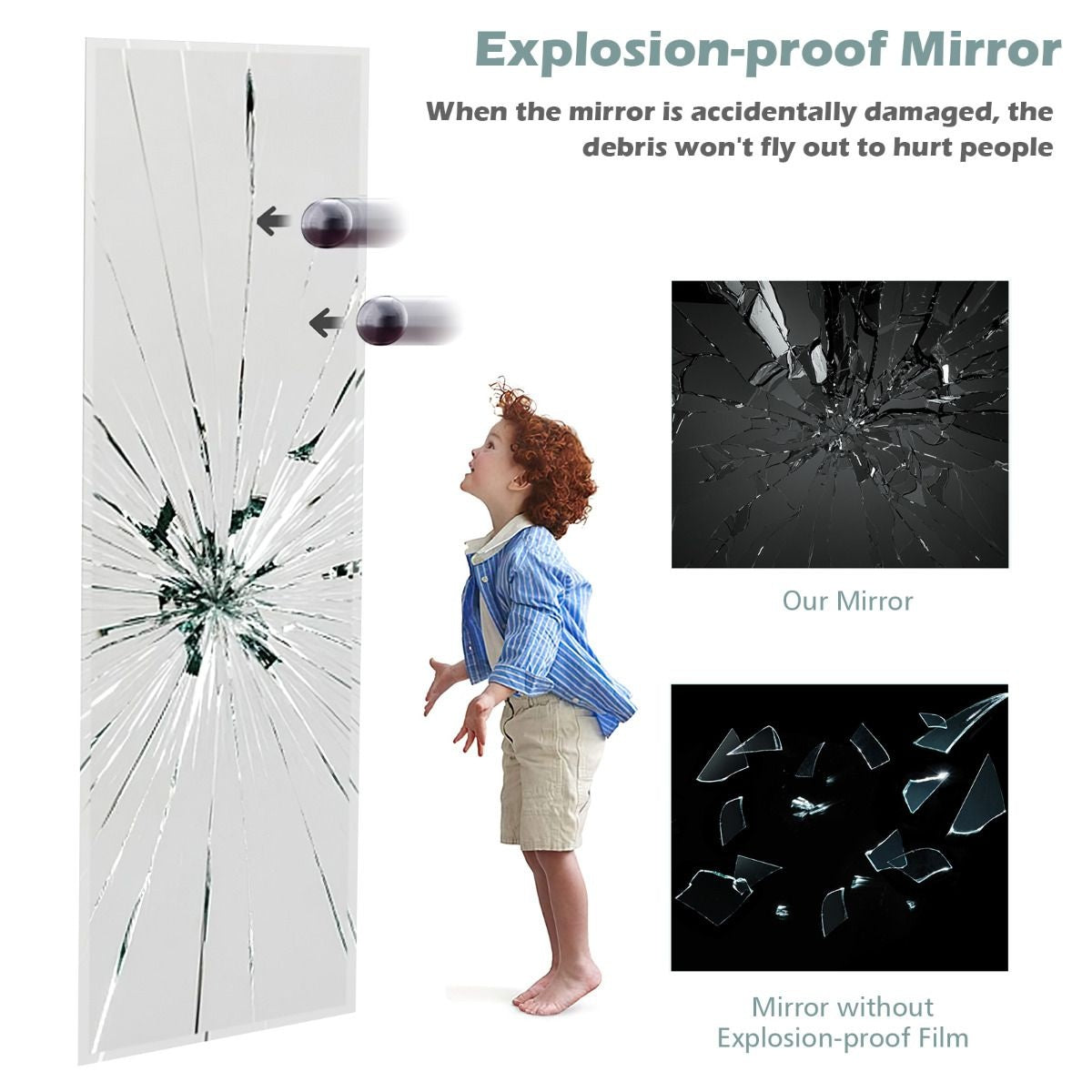 Mirror Rectangulaire - Coast - Sans cadre - 110 x 38 cm