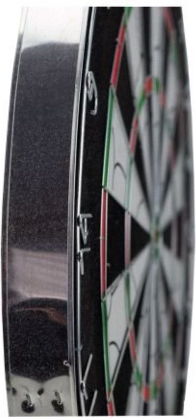 Planche à fléchettes Masterdarts 45cm x 2 cm avec 2 jeux de flèches
