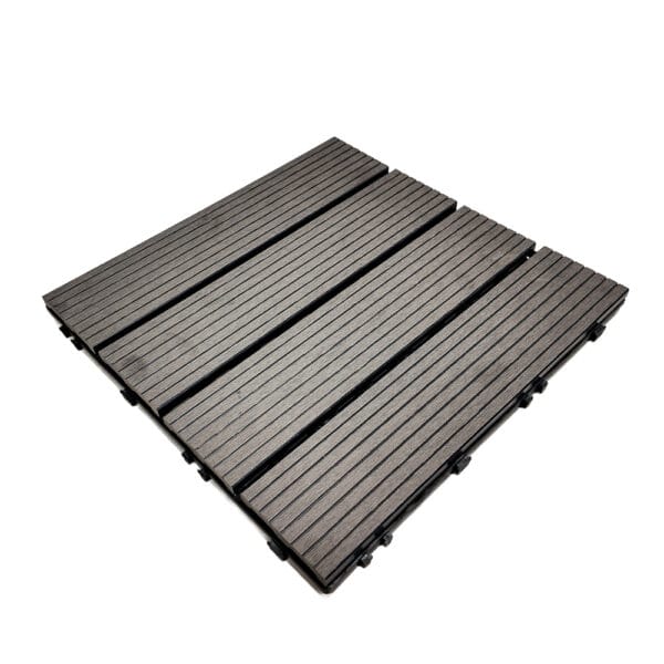 Lot de 4 dalles de terrasse Koopman - 30 x 30 cm - Composite