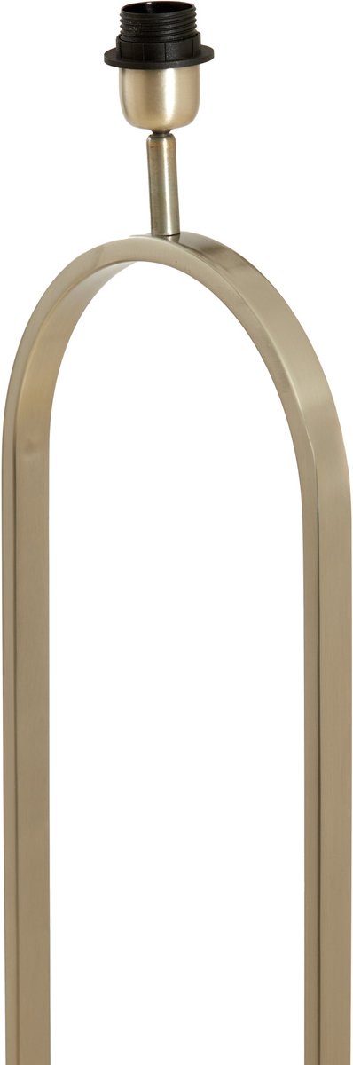 Light & Living Lampadaire Jamiri 142 cm - Nickel - Lampadaire en métal (abat-jour exclu)