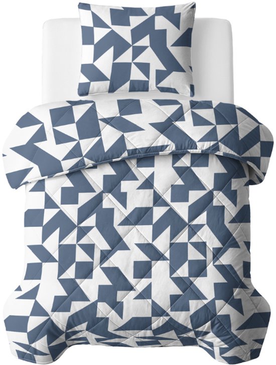 Dekbed-Discounter - Couette lavable Sleeptime Lazy 140 x 200 cm - 1 taie d'oreiller incluse - Lavable à 40 degrés - Couette toutes saisons - Mado