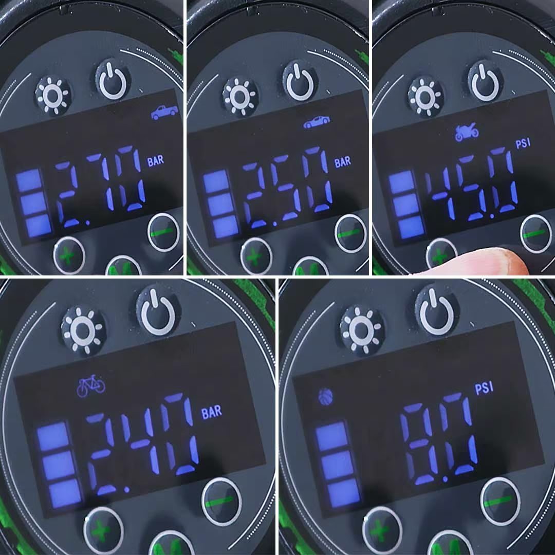 Aspirateur à main sans fil et compresseur d'air Hammersmith AirStorm - 5 préréglages - Arrêt automatique - Écran LED