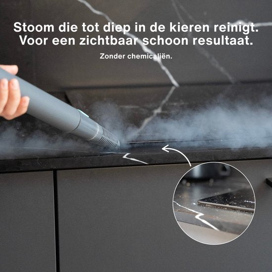 Achaté Nettoyeur à vapeur PRO - Nettoyeur puissant pour tapis, sols et taches - Tue 99,9 % des bactéries