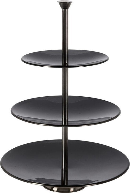 Etagere RVS - 36,5 cm - glanzend
