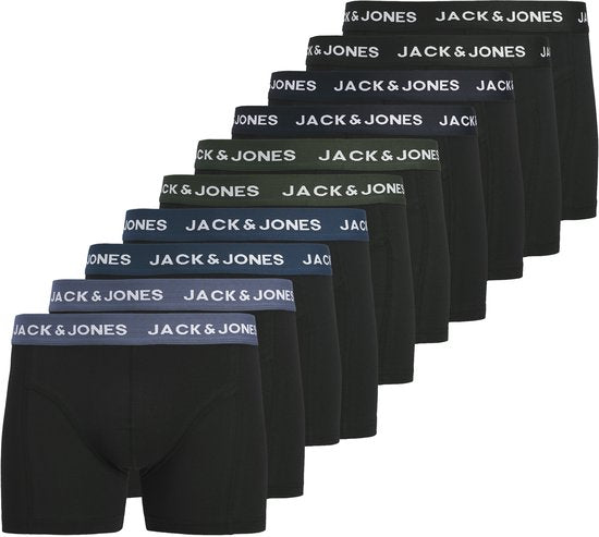 JACK&JONES - JACMATT SOLID TRUNKS 10 PACK - Hommes - Caleçons
