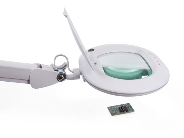 Velleman Lampe loupe à Led - Dimmable - 5 Dioptries - 60 Leds