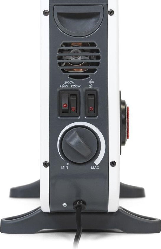 TROTEC Chauffage électrique - Convecteur - TCH 26 E - minuterie - programmable - 3 réglages - protection contre la surchauffe - protection contre le gel