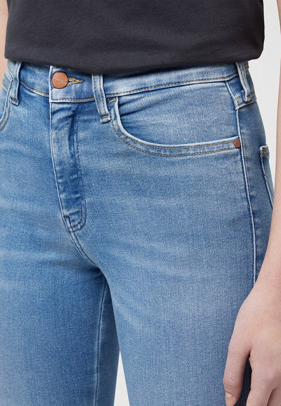WRANGLER HIGH SKINNY BLUE LOVE SKINNY JEANS-LADIES
