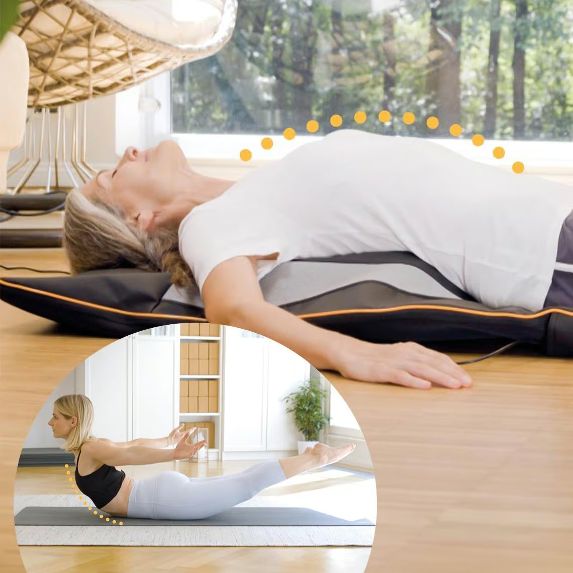 Tapis de stretching et de massage électronique Belena Air Stretch - Utilisation simple - Réglages personnalisables - 25 ans de qualité