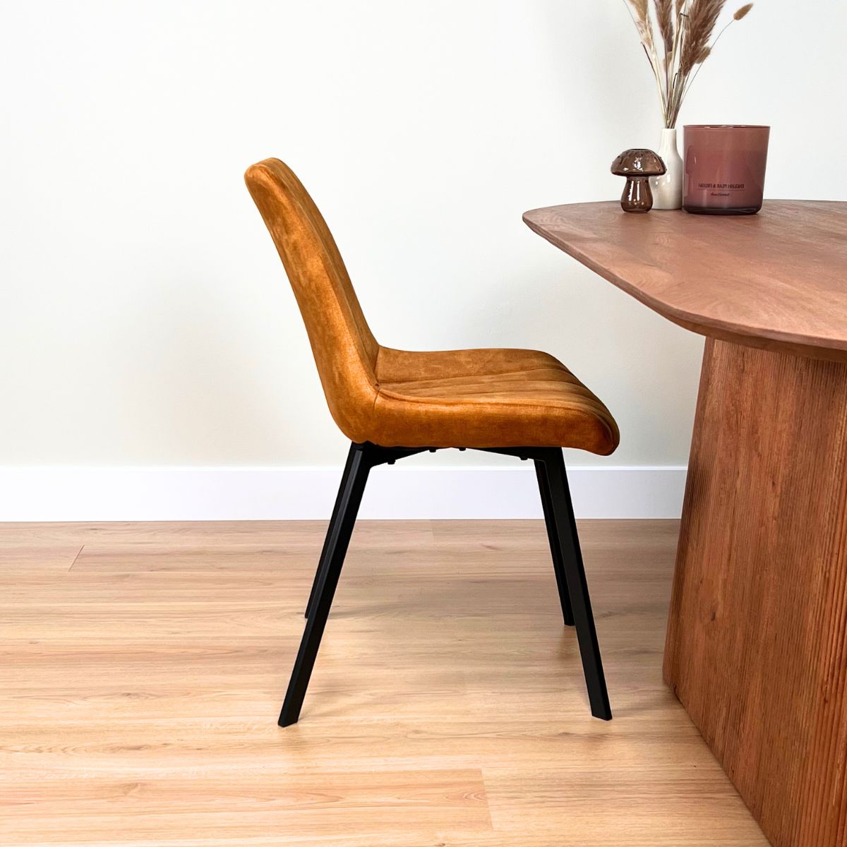 Furniture31 Riva Dining Chair - Gold - Set of 2 - 87 cm x 41 cm - 49 cm hauteur d'assise