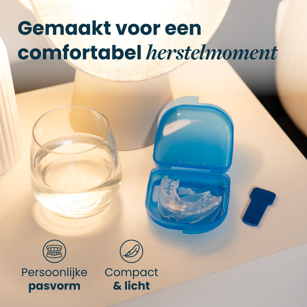 Embout buccal de récupération Dreamcare - Réinitialisation relaxante de la mâchoire pour le matin
