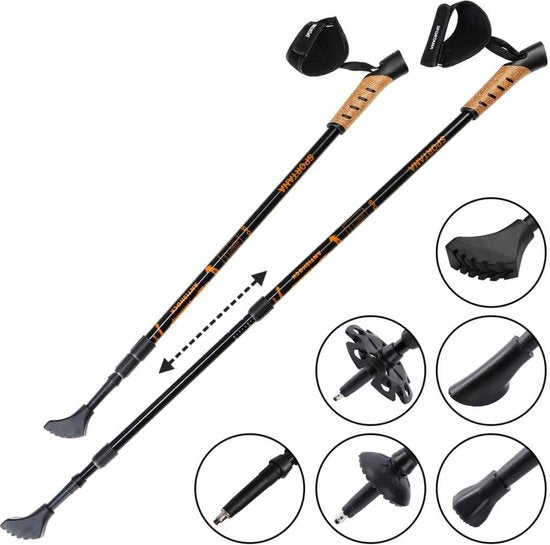 Bâtons de marche nordique Deuba Sportana - orange