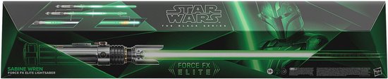 Sabre laser Star Wars Force FX Elite - Effets lumineux et sonores réalistes - Noir - taille 120 cm