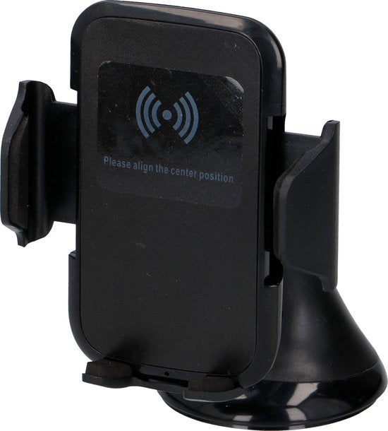 Support de téléphone All Ride - Chargement sans fil - Universel - 5W - 5V/1A - Noir