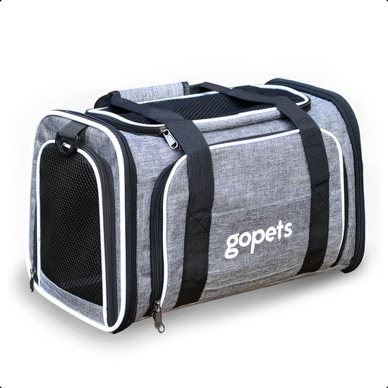 Gopets Sac de voyage pour chien - Jusqu'à 5.5KG - Gris
