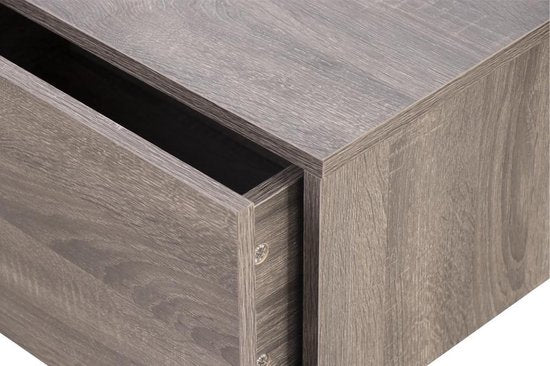 Table de nuit suspendue - armoire suspendue - avec tiroir - 50 cm de large
