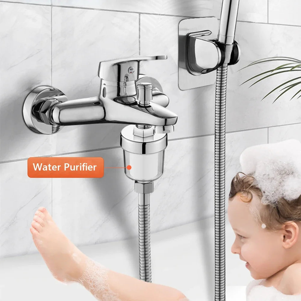 Filtre de robinet - 4Filters - Économiseur d'eau - Universel - Compatible avec 99 % des robinets - Blanc