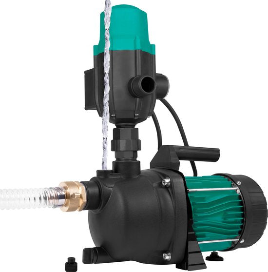 Pompe d'hydrophore VONROC - automatique - 800W - 3300l/h - Avec pressostat - Protection contre la marche à sec - Pour arroser et eau domestique - bleu