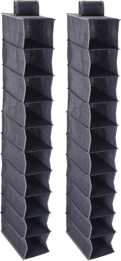 Kledingkast organiser - Hang organiser - Organizer - Opberger | 10-vaks