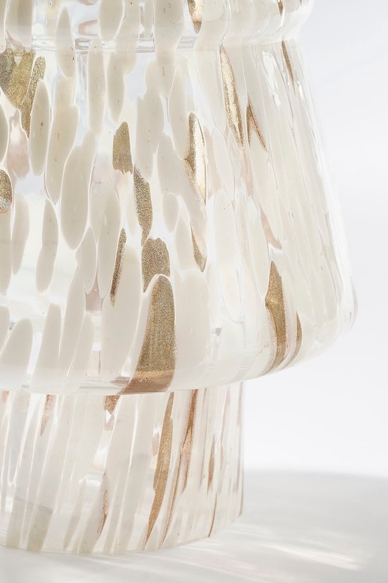 Décoration de Noël Arbre - House of Seasons - H42 x Ø16 cm - Verre - Blanc