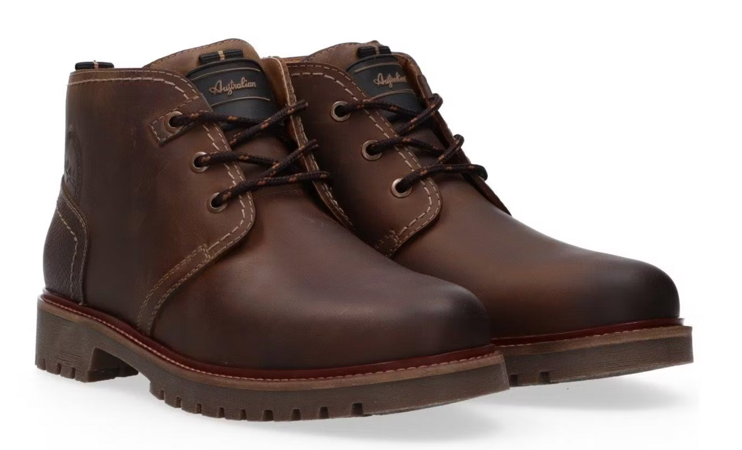 Bottes Sydney d'Australian Footwear - Cuir marron foncé - Pointure 42