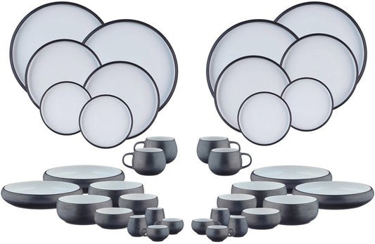 Vaisselle complète GOURMET - 36 pièces - Onyx