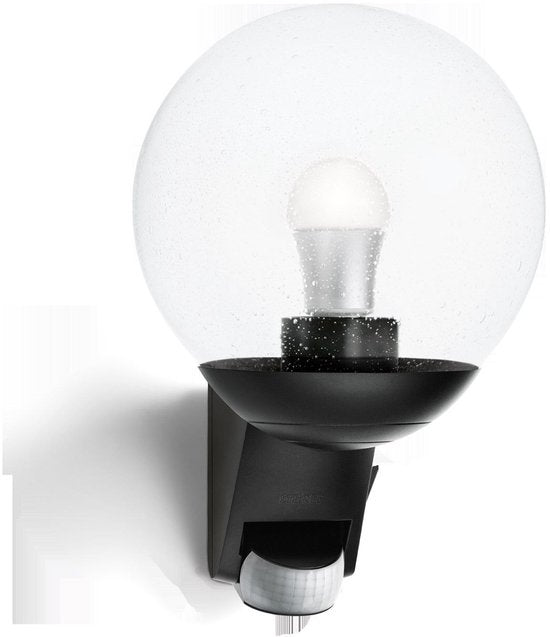 Lampe d'extérieur Steinel avec détecteur de mouvement L858S - culot E27 - 60 W max. - noir