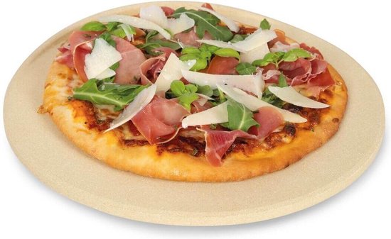 Boska Pizza Stone Deluxe - pour four et BBQ - Pizza croustillante - Ø 29,5 cm - Accessoires BBQ
