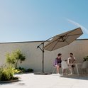 Set de 4 tuiles pour Parasol Lifegoods - 50x50x11 cm - Remplissable jusqu'à 145 kg - noir