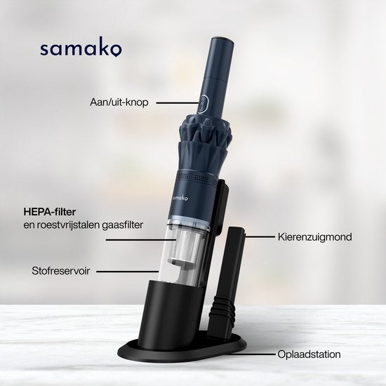 Dustbuster NanoDetect 120W - Aspirateur de poussière sans fil - Aspirateur à main puissant - Sans fil - Aspirateur de voiture - Samako
