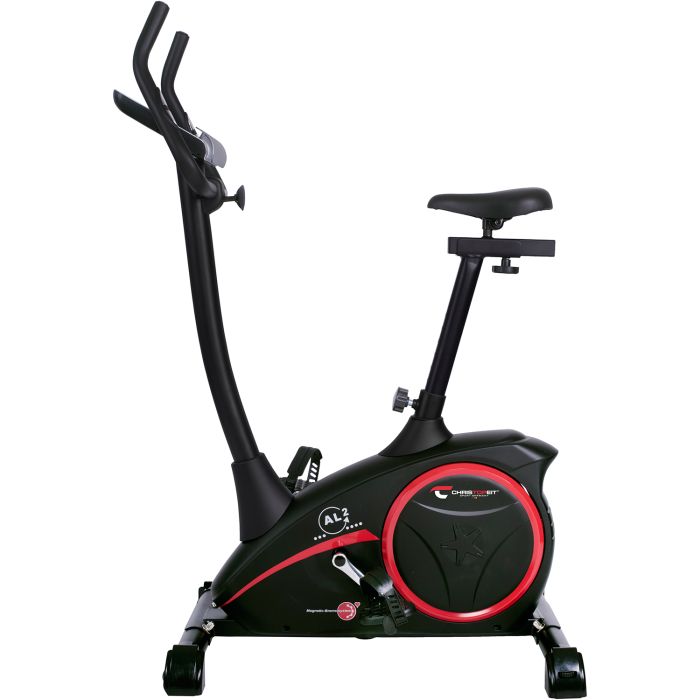 Vélo d'appartement Christopeit AL2 II - Ergomètre - 24 niveaux de résistance - 10 programmes - Support pour tablette - Noir