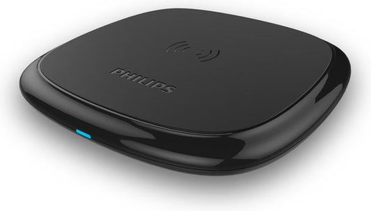 PHILIPS - Chargeur QI sans fil - DLP9210/03 - Chargeur de téléphone - Antidérapant Portée sans fil basse - haute