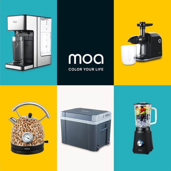 MOA Coolbox électrique 12v 230 volt - Coolbox 40L - Frigobox - Réfrigérateur de camping - Voiture et camping - Gris
