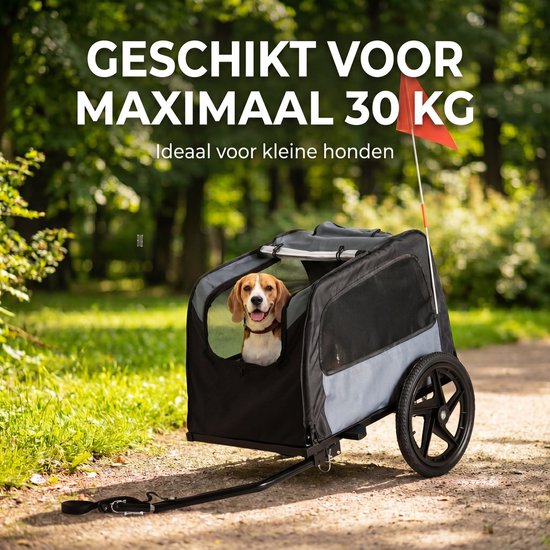 Remorque à vélo pour chien Outbee - Remorque à vélo pour chien - Remorque à vélo pliable pour chien - Chariot pour chien - Poussette pour chien
