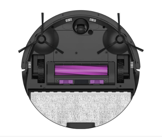 Robot aspirateur Eureka E20 Plus – 8 000 Pa – LiDAR – Fonction lavage – 5 200 mAh – Noir – 35 x 35 x 9,7 cm
