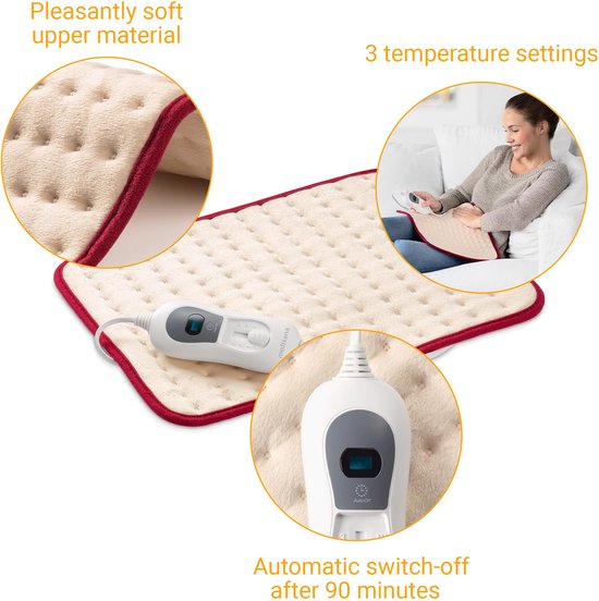 Coussin chauffant Medisana HP 405 rouge