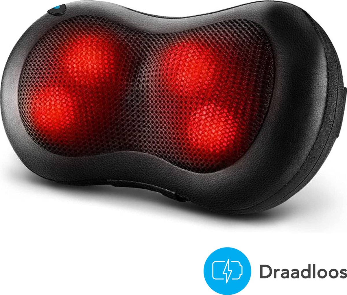 Appareil de massage de la nuque et appareil de massage du dos Auronic - fonction chaleur - électrique - noir/gris