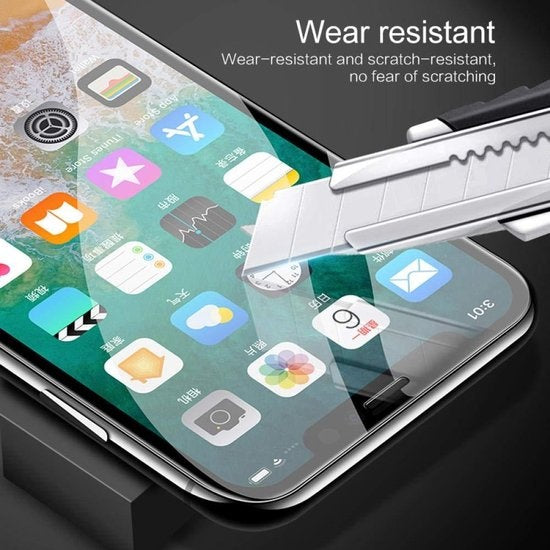 Garpex® Hardened film HD anti-fingerprint Glass Protector pour iPhone 8/11/12
