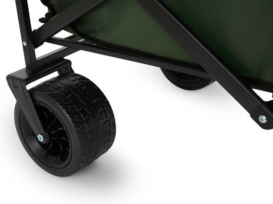 909 Chariot d'extérieur - Pliable - Capacité de charge maximale 80 KG - 100x57x99cm - Vert
