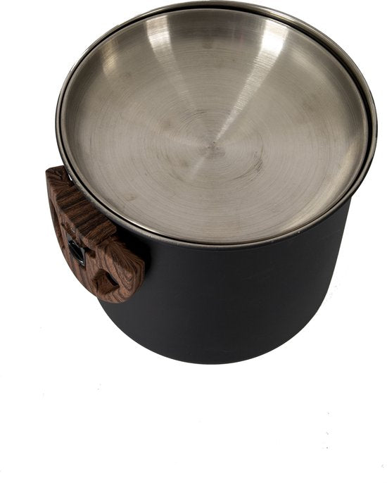 Bo-Camp - Industrial - Batterie de cuisine - Hading - Compact 3 - Acier inoxydable