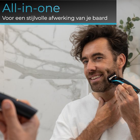 Wellshave 5 in 1 Beard Trimmer Men V2 - Tondeuse barbe et corps - Body trimmer men - Bodygroomer men