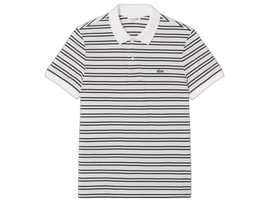 Polo Lacoste - Manches courtes - taille 7 - Blackbird/Flour