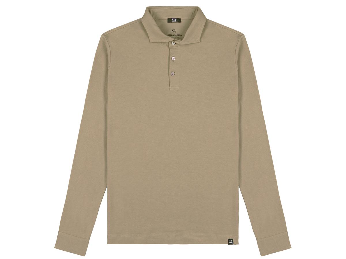 Polo à manches longues 7Square Skyr - Beach Sand - taille XL