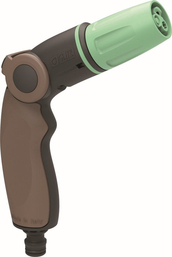 Pistolet pulvérisateur G.F. Garden RECO 3 Jet Easy – 3 réglages de jet – ergonomique – commande au pouce – plastique recyclé – arrosage et nettoyage du jardin