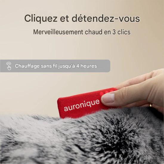 Auronic Coussin chauffant infrarouge Teddy 45x60 cm - Gris