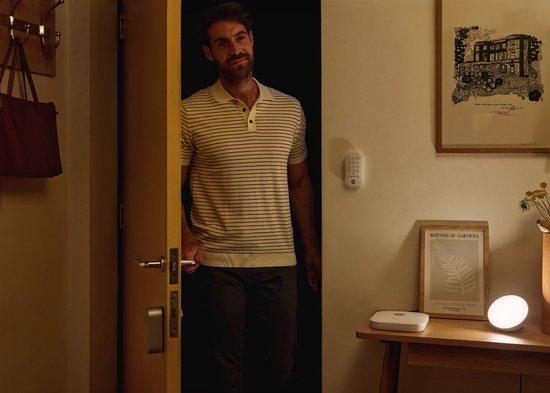 Yale - Clavier - Avec bouton de panique - Clavier éclairé - Portée de 1 km